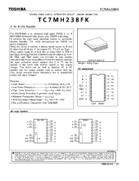 Datasheet TC7MH238FK manufacturer Toshiba