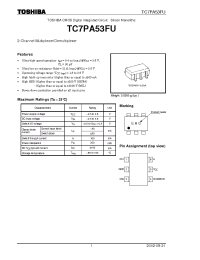 Datasheet TC7PA53FU manufacturer Toshiba