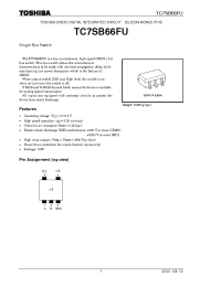 Datasheet TC7SB66FU manufacturer Toshiba