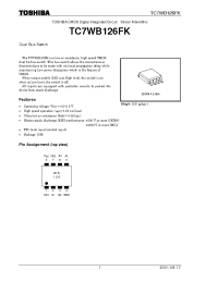 Datasheet TC7WB126FK manufacturer Toshiba