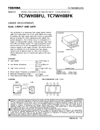 Datasheet TC7WH08FU manufacturer Toshiba