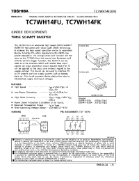 Datasheet TC7WH14 manufacturer Toshiba
