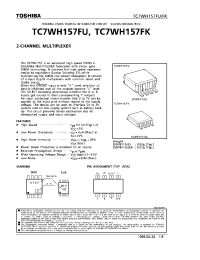 Datasheet TC7WH157FU manufacturer Toshiba