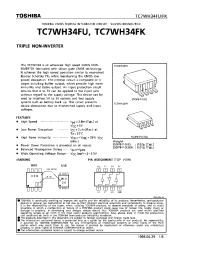 Datasheet TC7WH34FK manufacturer Toshiba
