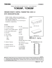 Datasheet TC9028P manufacturer Toshiba