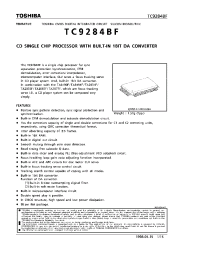 Datasheet TC9248BF manufacturer Toshiba
