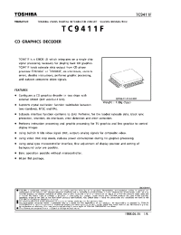 Datasheet TC9411 manufacturer Toshiba