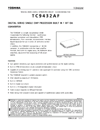 Datasheet TC9432 manufacturer Toshiba