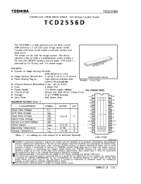 Datasheet TCD2556 производства Toshiba