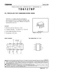 Datasheet TD6127 manufacturer Toshiba