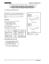 Datasheet TD62004AP manufacturer Toshiba