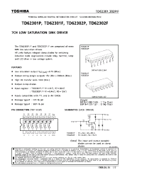 Datasheet TD62302P manufacturer Toshiba