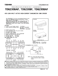 Datasheet TD62308 manufacturer Toshiba