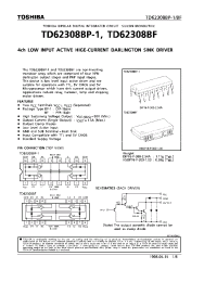 Datasheet TD62308BF manufacturer Toshiba