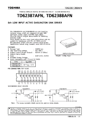 Datasheet TD62387 manufacturer Toshiba