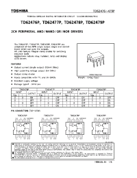 Datasheet TD62478P manufacturer Toshiba