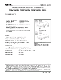 Datasheet TD62501 manufacturer Toshiba