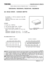 Datasheet TD62593 manufacturer Toshiba