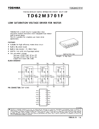Datasheet TD62M3701F manufacturer Toshiba
