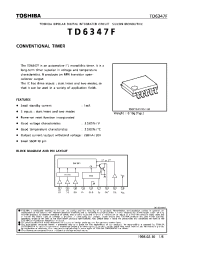 Datasheet TD6347F manufacturer Toshiba