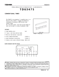 Datasheet TD6347S manufacturer Toshiba