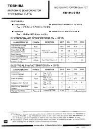 Datasheet TIM1414-5-252 manufacturer Toshiba
