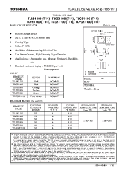 Datasheet TLGE1100 manufacturer Toshiba