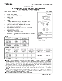 Datasheet TLOU1100T09 manufacturer Toshiba