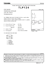 Datasheet TLP124-4 manufacturer Toshiba