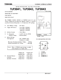 Datasheet TLP3043 manufacturer Toshiba