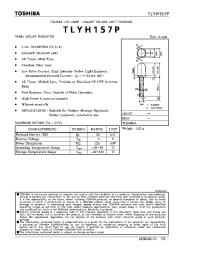 Datasheet TLYH157PST705147F manufacturer Toshiba