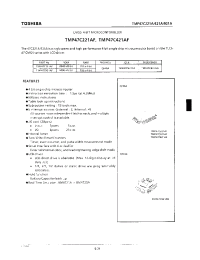 Datasheet TMP47C221AF manufacturer Toshiba