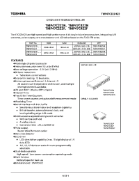 Datasheet TMP47C222F manufacturer Toshiba