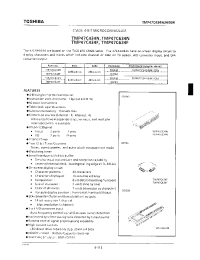Datasheet TMP47C434N manufacturer Toshiba