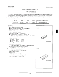 Datasheet TMP47C451AN manufacturer Toshiba
