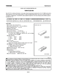 Datasheet TMP47C451BN manufacturer Toshiba
