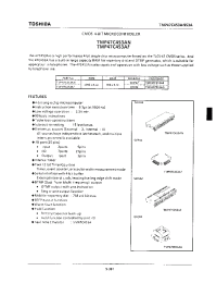 Datasheet TMP47C453AF manufacturer Toshiba