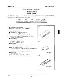 Datasheet TMP47C460AN manufacturer Toshiba