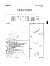 Datasheet TMP47C660 manufacturer Toshiba