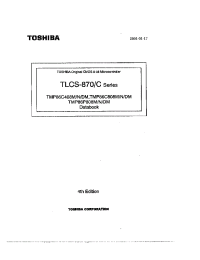 Datasheet TMP86C408N manufacturer Toshiba
