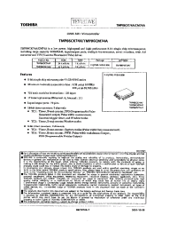 Datasheet TMP86CK74AFG manufacturer Toshiba