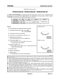 Datasheet TMP86CM29BF manufacturer Toshiba