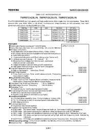 Datasheet TMP87CH29U/N manufacturer Toshiba