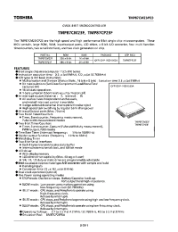 Datasheet TMP87CM23F manufacturer Toshiba