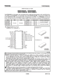 Datasheet TMP87P808LN manufacturer Toshiba