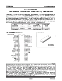 Datasheet TMP87PH40A manufacturer Toshiba