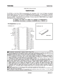 Datasheet TMP87PH46N manufacturer Toshiba