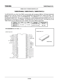 Datasheet TMP87PH47U manufacturer Toshiba