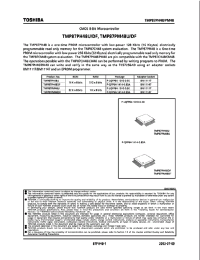 Datasheet TMP87PH48 manufacturer Toshiba