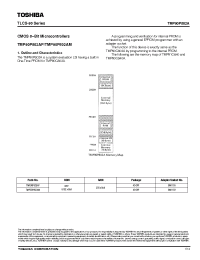 Datasheet TMP90P802AP/AM manufacturer Toshiba